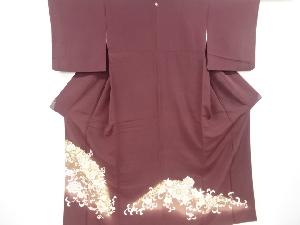 華紋唐草模様刺繍一ツ紋色留袖